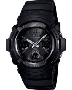Купить Японские наручные часы Casio G-SHOCK AWG-M100B-1A с хронографом в E-mobi
