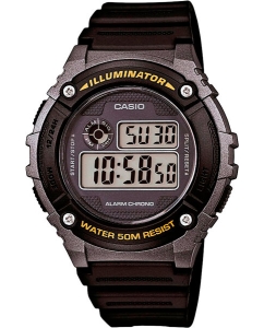 Купить Японские наручные часы Casio Collection W-216H-1B с хронографом в E-mobi