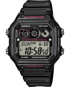 Купить Японские наручные часы Casio Illuminator AE-1300WH-1A2 в E-mobi