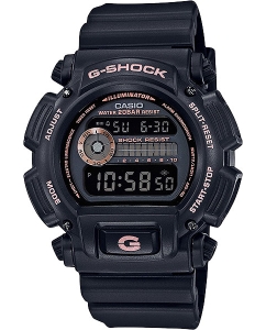 Купить Японские наручные часы Casio G-SHOCK DW-9052GBX-1A4 с хронографом в E-mobi