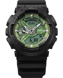 Купить Японские наручные часы Casio G-SHOCK GA-110CD-1A3 с хронографом  в E-mobi