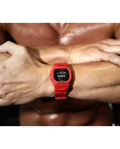Купить Японские спортивные наручные часы Casio G-SHOCK GBD-200RD-4E с хронографом  в E-mobi