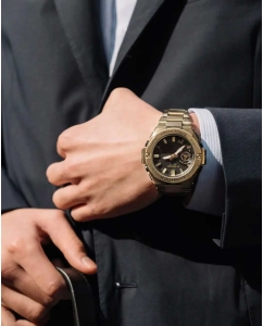 Купить Японские наручные часы Casio G-SHOCK GST-B500GD-9A с хронографом  в E-mobi