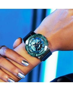 Купить Японские наручные часы Casio G-SHOCK GM-S110LB-2A с хронографом  в E-mobi