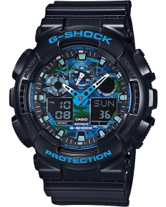 Купить Японские наручные часы Casio G-SHOCK GA-100CB-1A с хронографом в E-mobi