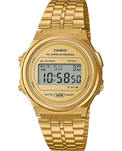 Купить Японские наручные часы Casio Vintage A171WEG-9AEF с хронографом в E-mobi