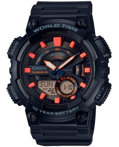 Купить Японские наручные часы Casio Collection AEQ-110W-1A2 с хронографом в E-mobi