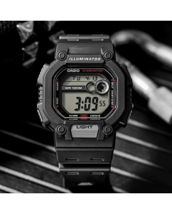 Купить Японские наручные часы Casio Collection W-737H-1A с хронографом  в E-mobi