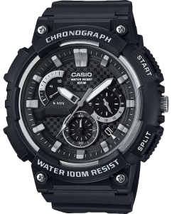Купить Японские наручные часы Casio Collection MCW-200H-1A с хронографом в E-mobi