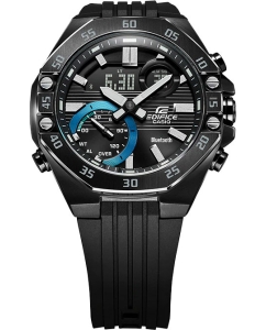 Купить Японские наручные часы Casio Edifice ECB-10PB-1AEF с хронографом  в E-mobi