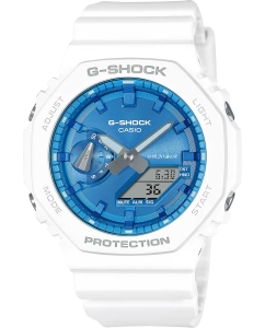 Купить Японские наручные часы Casio G-SHOCK GA-2100WS-7A с хронографом в E-mobi
