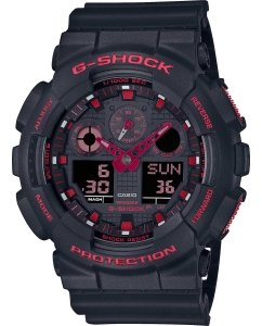 Купить Японские наручные часы Casio G-SHOCK GA-100BNR-1A с хронографом в E-mobi