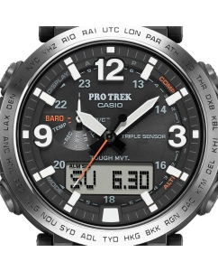 Купить Японские наручные часы Casio Pro Trek PRW-6611Y-1ER с хронографом  в E-mobi
