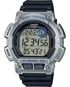 Купить Японские спортивные наручные часы Casio Collection WS-2100H-1A2 с хронографом в E-mobi