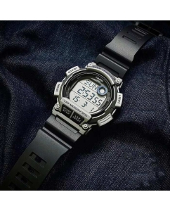 Купить Японские спортивные наручные часы Casio Collection WS-2100H-1A2 с хронографом  в E-mobi