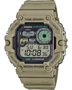 Купить Японские наручные часы Casio Collection WS-1700H-5A с хронографом в E-mobi