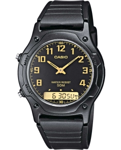 Купить Японские наручные часы Casio Collection AW-49H-1B с хронографом в E-mobi