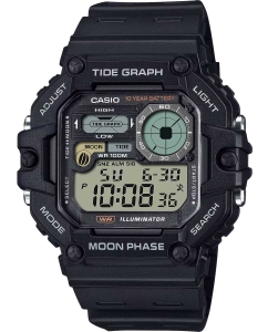 Купить Японские наручные часы Casio Collection WS-1700H-1A с хронографом в E-mobi