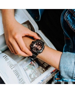 Купить Японские наручные часы Casio G-SHOCK GA-400GB-1A4 с хронографом  в E-mobi