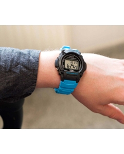 Купить Японские наручные часы Casio Collection W-219H-2A2VEF с хронографом  в E-mobi