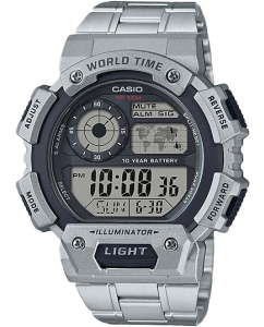 Купить Японские наручные часы Casio Illuminator AE-1400WHD-1A с хронографом в E-mobi