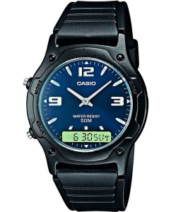 Купить Японские наручные часы Casio Collection AW-49HE-2AVEG с хронографом в E-mobi