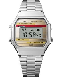 Купить Японские наручные часы Casio Vintage A168WEHA-9A с хронографом  в E-mobi