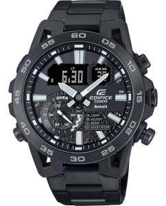 Купить Японские наручные часы Casio Edifice ECB-40BK-1A с хронографом в E-mobi