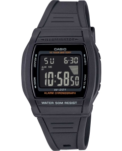 Купить Японские наручные часы Casio Collection W-201-1B с хронографом в E-mobi