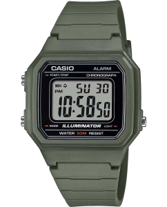 Купить Японские наручные часы Casio Collection W-217H-3A с хронографом в E-mobi