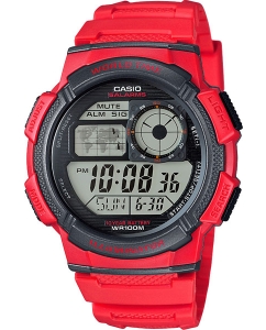 Купить Японские наручные часы Casio Illuminator AE-1000W-4A с хронографом в E-mobi
