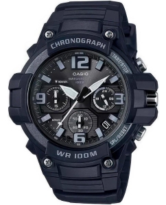 Купить Японские наручные часы Casio Collection MCW-100H-1A3 с хронографом в E-mobi