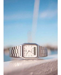 Купить Японские наручные часы Casio Vintage AQ-230A-7D с хронографом  в E-mobi