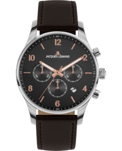 Купить Наручные часы Jacques Lemans 1-2126F с хронографом в E-mobi