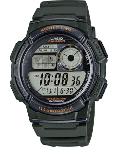 Купить Японские наручные часы Casio Illuminator AE-1000W-3A с хронографом в E-mobi