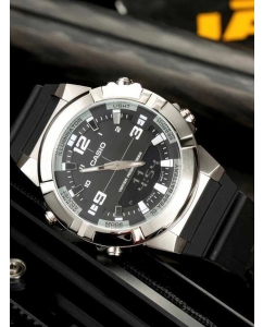 Купить Японские наручные часы Casio Collection AMW-870-1A с хронографом  в E-mobi