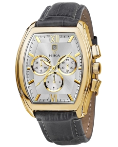 Купить Российские золотые наручные часы NIKA 1264.0.3.23A с хронографом в E-mobi
