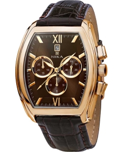 Купить Российские золотые наручные часы NIKA 1264.0.1.63A с хронографом в E-mobi