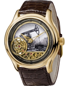 Купить Российские механические золотые наручные часы NIKA 1102.0.3.45 в E-mobi