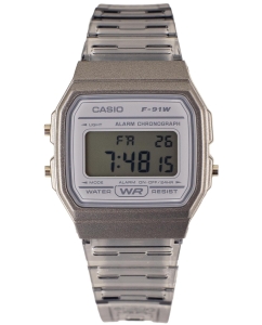 Купить Японские наручные часы Casio Illuminator F-91WS-8EF с хронографом  в E-mobi