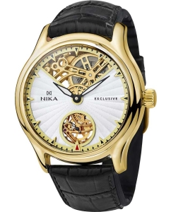 Купить Российские механические золотые наручные часы NIKA 1102.0.3.15A в E-mobi
