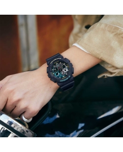 Купить Японские наручные часы Casio G-SHOCK GA-100RC-1A с хронографом  в E-mobi