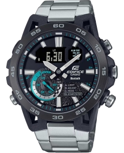 Купить Японские наручные часы Casio Edifice ECB-40DB-1A с хронографом в E-mobi