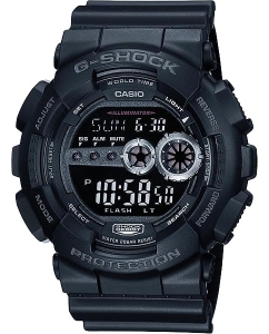Купить Японские наручные часы Casio G-SHOCK GD-100-1B с хронографом в E-mobi