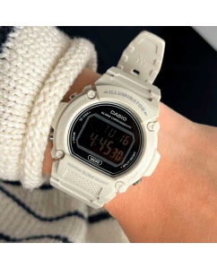 Купить Японские наручные часы Casio Collection W-219HC-8B с хронографом  в E-mobi