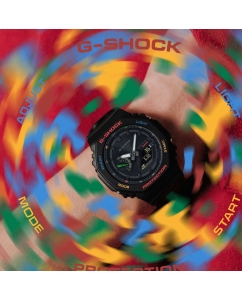 Купить Японские наручные часы Casio G-SHOCK GA-B2100FC-1A с хронографом  в E-mobi
