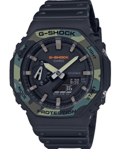 Купить Японские наручные часы Casio G-SHOCK GA-2100SU-1AER с хронографом в E-mobi