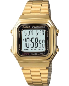 Купить Японские наручные часы Casio Vintage A-178WGA-1A с хронографом в E-mobi