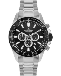 Купить Наручные часы Jacques Lemans 1-2140E с хронографом в E-mobi