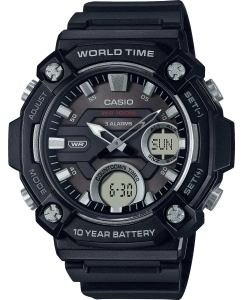 Купить Японские наручные часы Casio Collection AEQ-120W-1A с хронографом в E-mobi